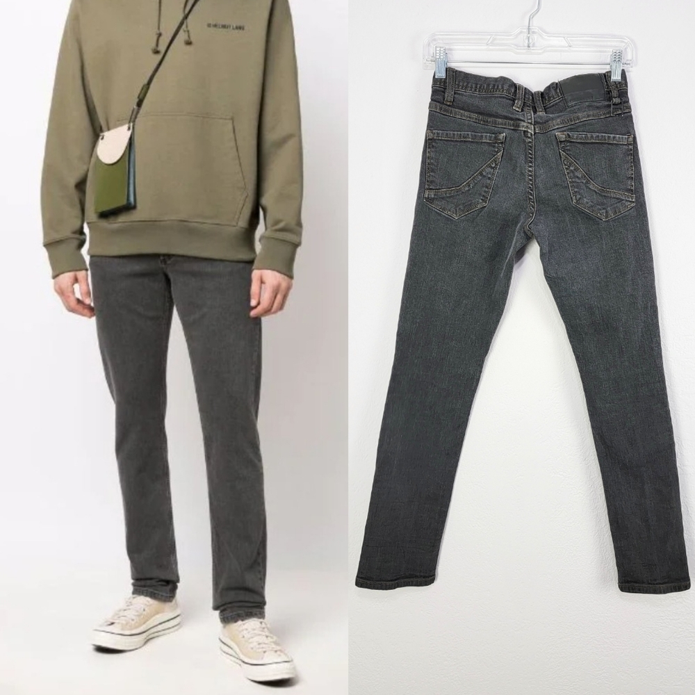 Empyre Verge Tapered Washed Black Skinny Jeans Size 28/28